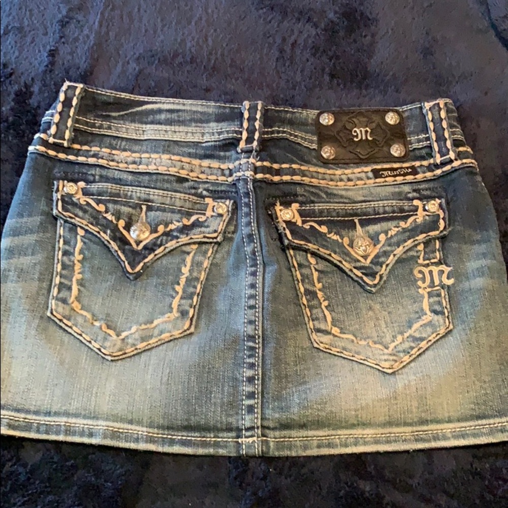 Miss Me jean skirt